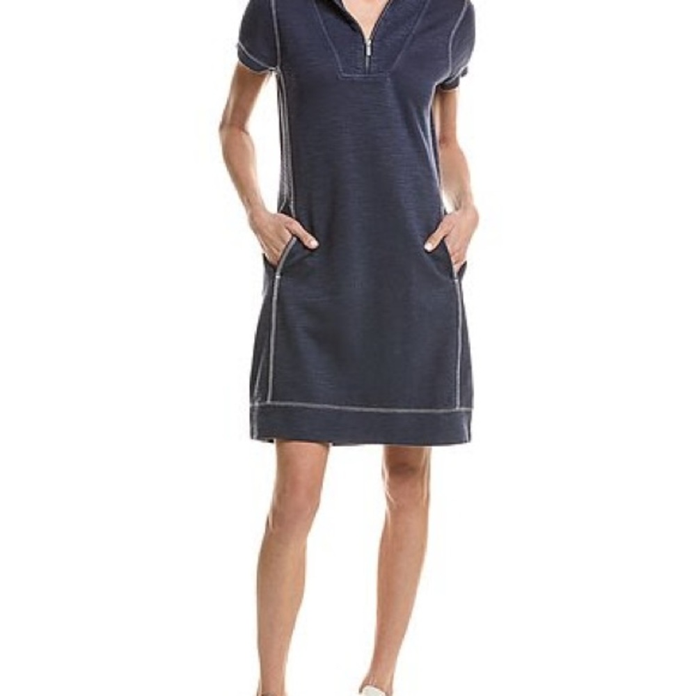 Tommy Bahama Tobago Bay 1/2-Zip Mini Dress